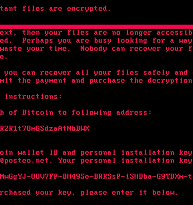 New Ransomware "Petya" Affecting Systems Globally